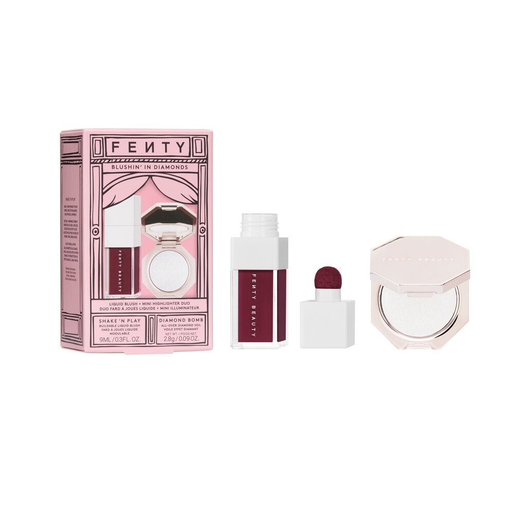 LIQUID BLUSH & MINI DIAMOND BOMB DUO LE (SET DE ROSTRO)